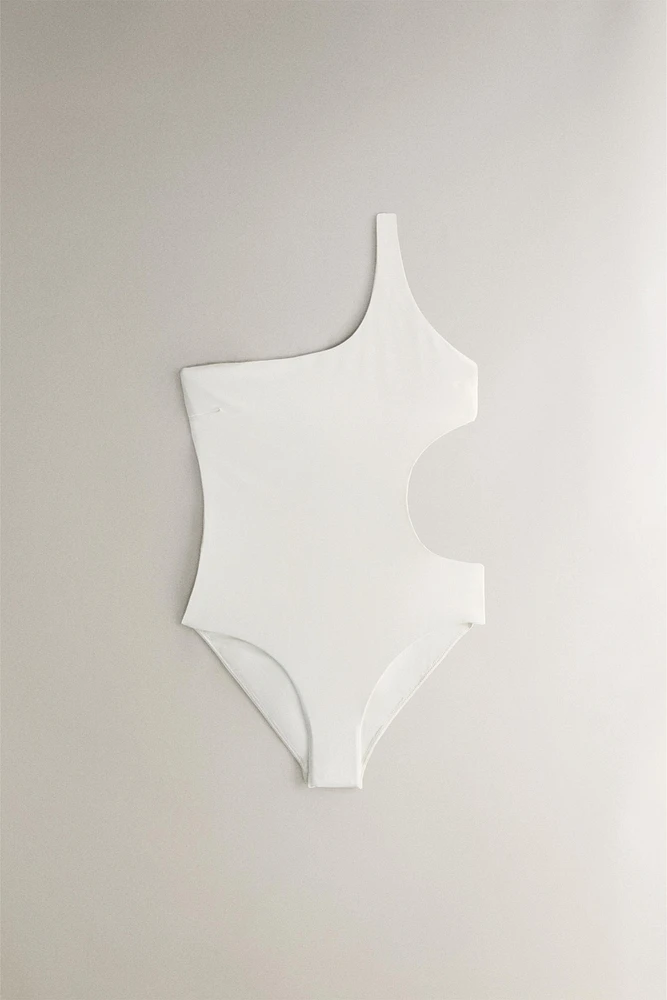 MAILLOT DE BAIN PLAGE ASYMÉTRIQUE CUT OUT