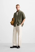 CHEMISE EN MAILLE STRUCTURÉE