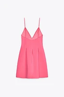 VOLUMINOUS SHORT DRESS