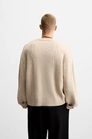 COMBINED TEXTURES SWEATER