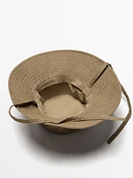 Bucket hat with bow