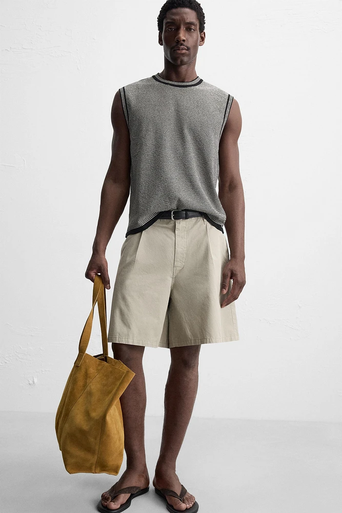 RELAXED FIT KNIT TANK TOP