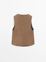 Cotton blend waistcoat - Studio