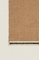 NON-SLIP STRIPED JUTE RUG