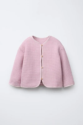 WAFFLE BUTTON JACKET