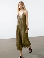 Robe longue nuisette transparence