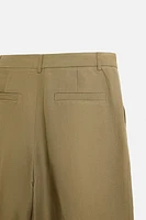 LYOCELL - LINEN SUIT PANTS