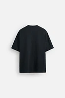 CONTRAST STRIPE T-SHIRT