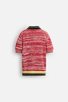 POLO EN MAILLE CONTRASTE