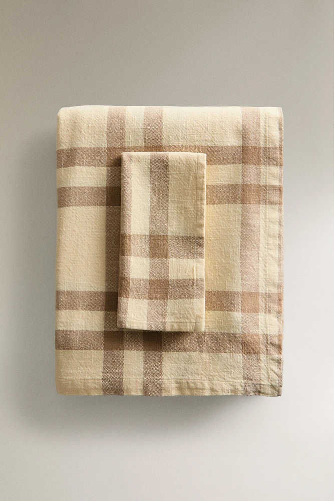 NAPPE COTON CARREAUX