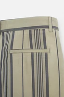 LIMITED EDITION 100% CUPRO STRIPED PANTS