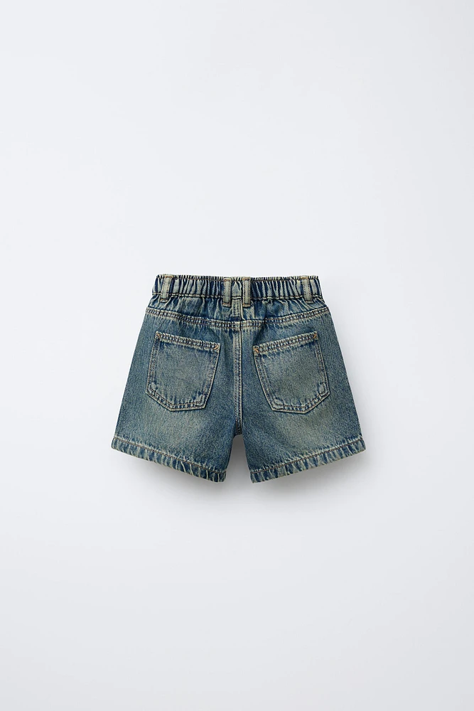 DENIM BERMUDA SHORTS