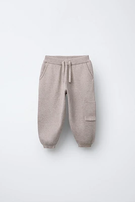 PANTALON EN MAILLE STYLE JOGGING