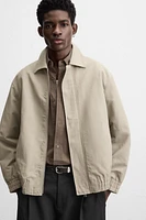 COTTON AND LINEN BLEND JACKET