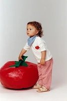 T-SHIRT À PIÈCE TOMATE