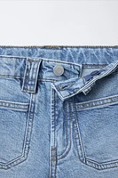FLARED JEANS WITH POCKETS