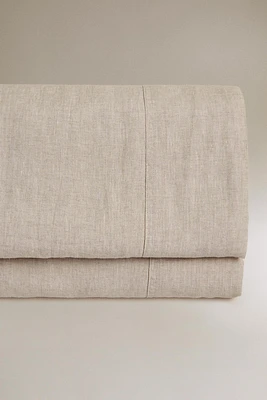 WASHED LINEN FLAT SHEET (160 GSM)
