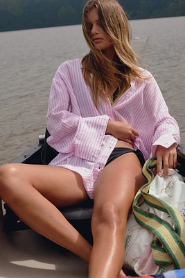 CHEMISE OVERSIZE RAYURES