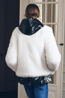 VESTE EFFET FOURRURE ZW COLLECTION