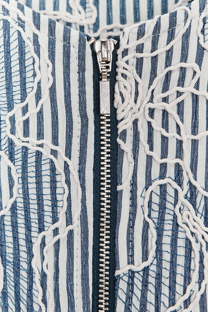 BLOUSON BOMBER STRUCTURÉ