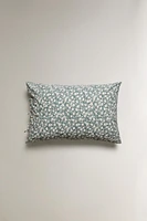 CHILDREN’S PILLOWCASE WITH TROPICAL FLOWERS