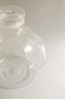 BOROSILICATE GLASS PITCHER WITH LID