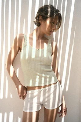 CONTRAST POINTELLE TOP
