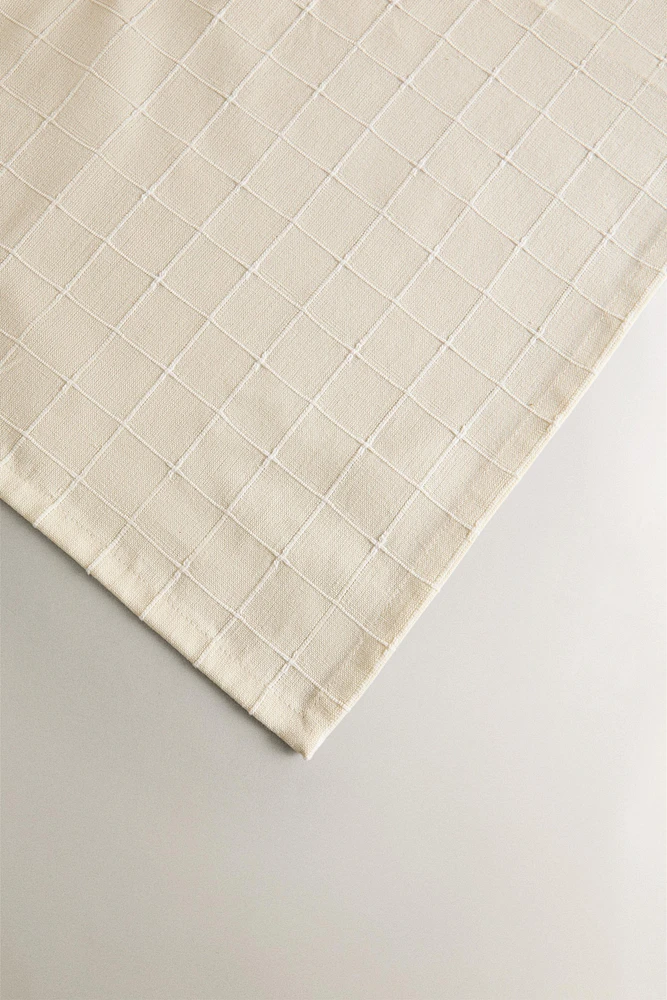 NAPPE QUADRILLÉE FIL TEINT