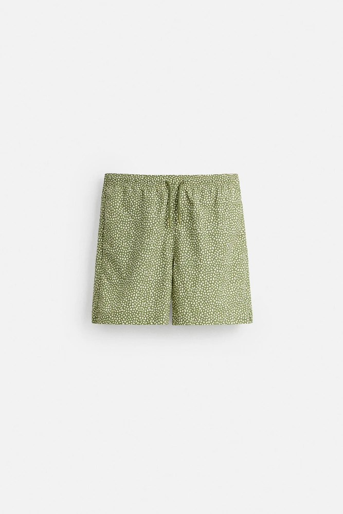 MAILLOT DE BAIN MOYEN À IMPRIMÉ ABSTRAIT