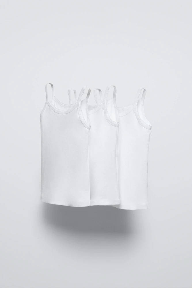 AGES 2-6/ THREE-PACK OF BASIC TANK TOPS