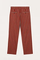 PANTALON COUPE DÉCONTRACTÉE À RAYURES ÉDITION LIMITÉE