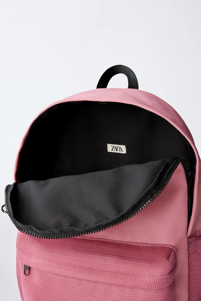 SAC À DOS ÉCOLE EN RÉSILLE