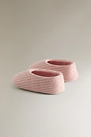 BALLERINES TISSU MATELASSÉ