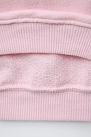 SWEATSHIRT WITH RAISED TEXT PRINT