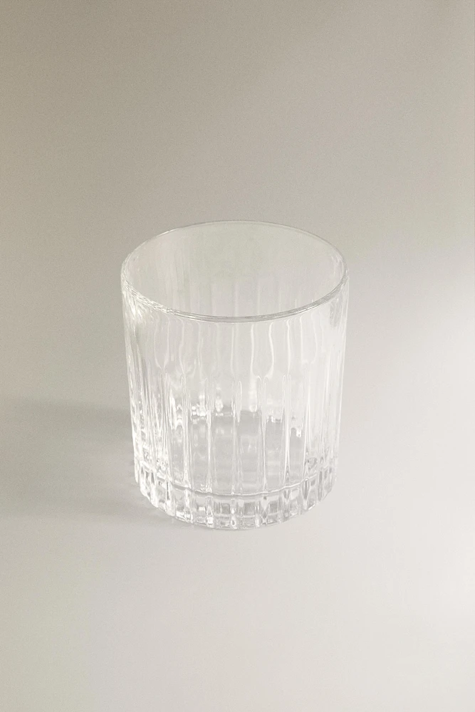 VERRE EN CRISTAL RELIEF