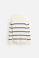 PULL EN JACQUARD À RAYURES ÉDITION LIMITÉE