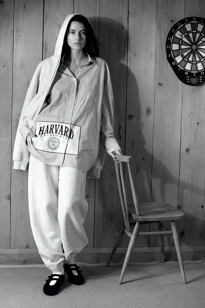 PANTALON EN MOLLETON HARVARD UNIVERSITY