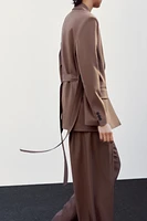 BELTED BLAZER