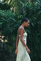SATIN SLIP DRESS