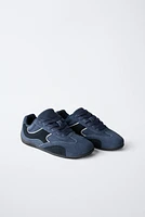 BASKETS EN CUIR