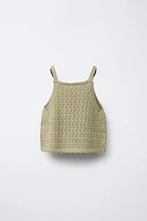 BEADED KNIT TOP