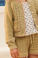 LIMITED EDITION CABLE KNIT SHORTS