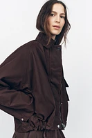 CORDUROY COLLAR WAXED JACKET ZW COLLECTION