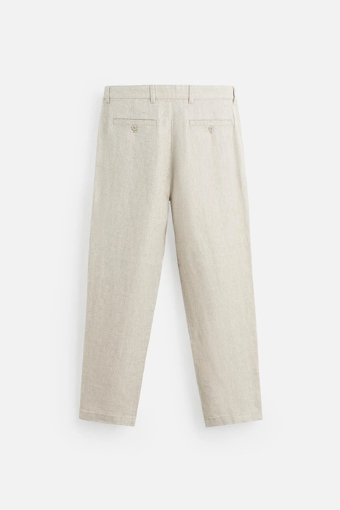 100% LINEN PANTS