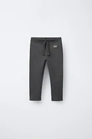 RIBBED TAG LEGGINGS