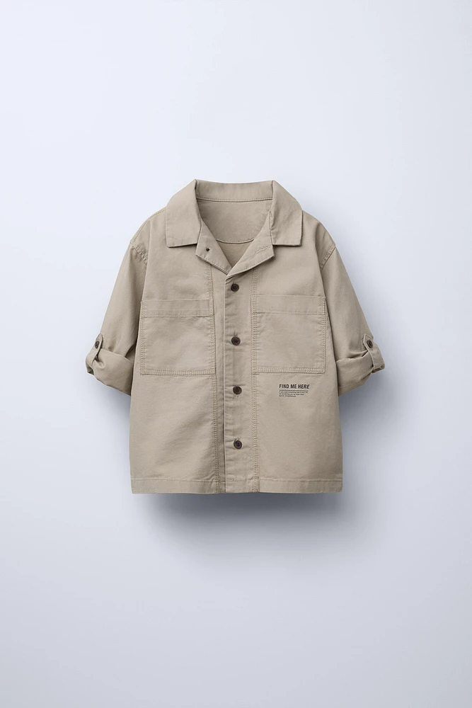 TECHNICAL TEXT SHIRT