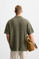 CHEMISE EN MAILLE STRUCTURÉE