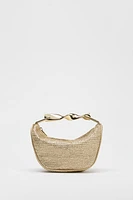 MINI BAG WITH METALLIC HANDLE