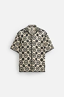 CROCHET TEXTURED SHIRT