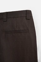 PANTALON DE COSTUME 100 % LIN